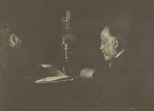 Louise Halévy che legge a Degas